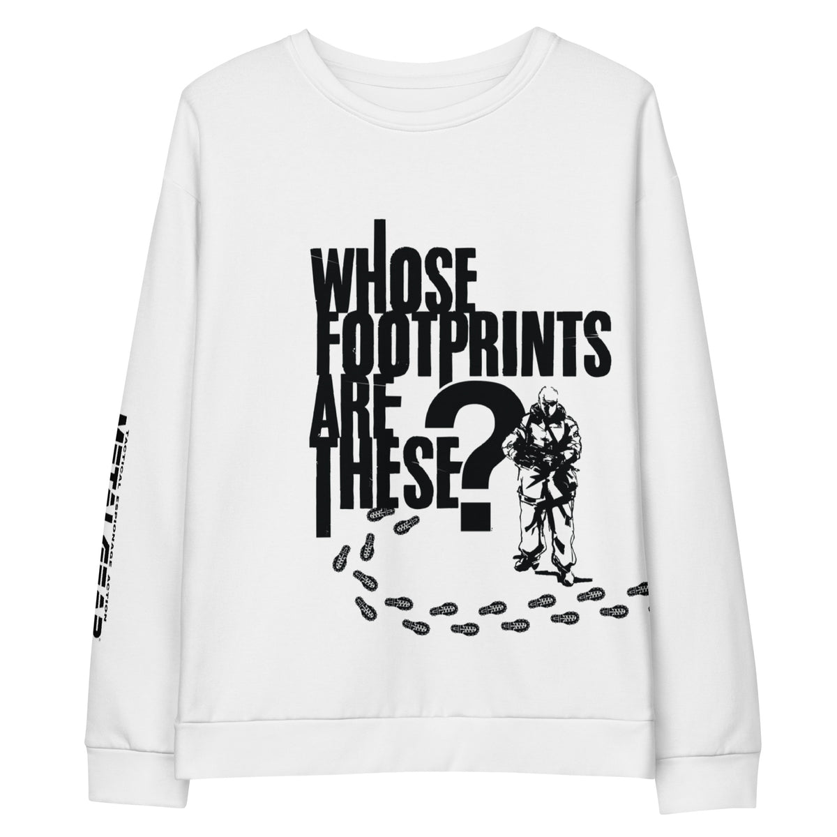 metal gear solid christmas sweater MGS Footprints Sweatshirt – OKS GEAR