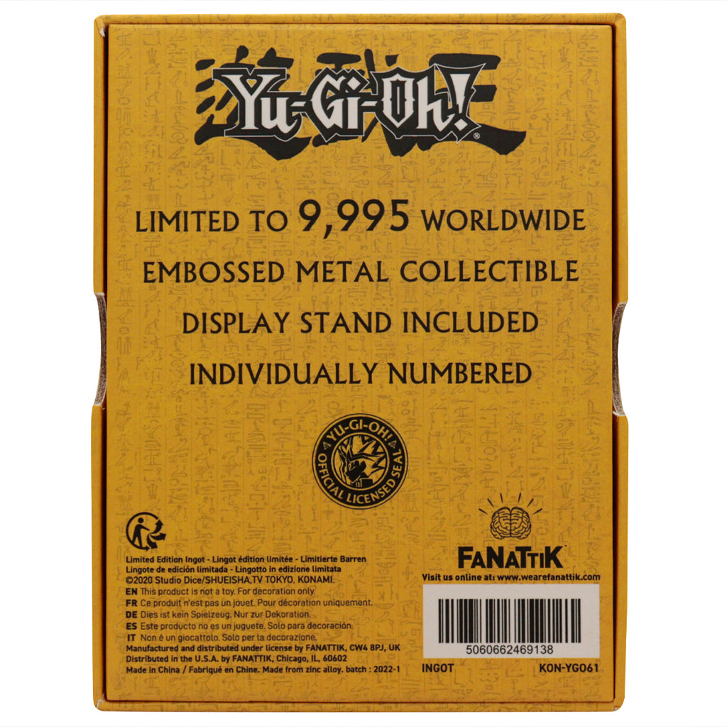 embossed yugioh card Yu-Gi-Oh! Limited Edition Tablet of Memories Ingot – OKS GEAR