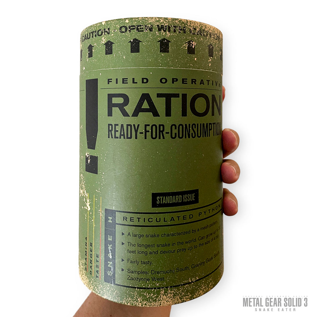 metal gear solid frozen rations MGS3 Snake Ration Plushie – OKS GEAR