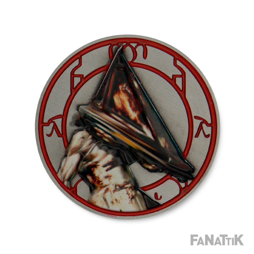 thumbnail image 2 of Konami Silent Hill Limited Edition Pyramid Head Coin – Collectible Memorabilia 2 of 5