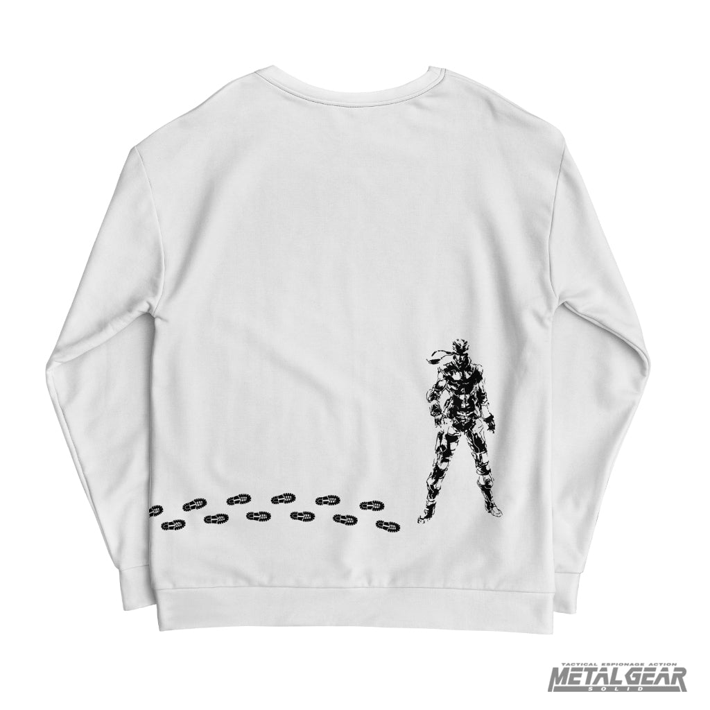 metal gear solid christmas sweater MGS Footprints Sweatshirt – OKS GEAR