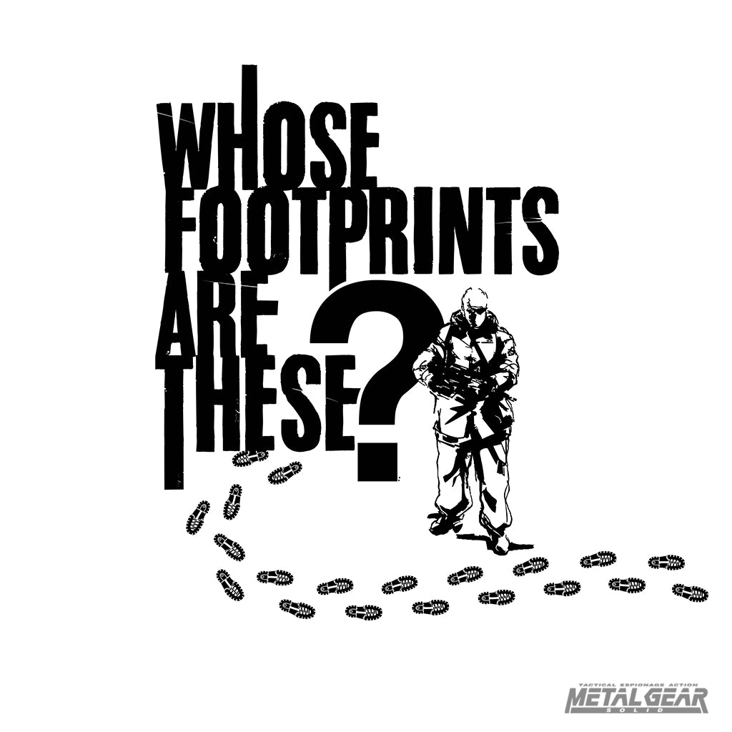 metal gear solid christmas sweater MGS Footprints Sweatshirt – OKS GEAR