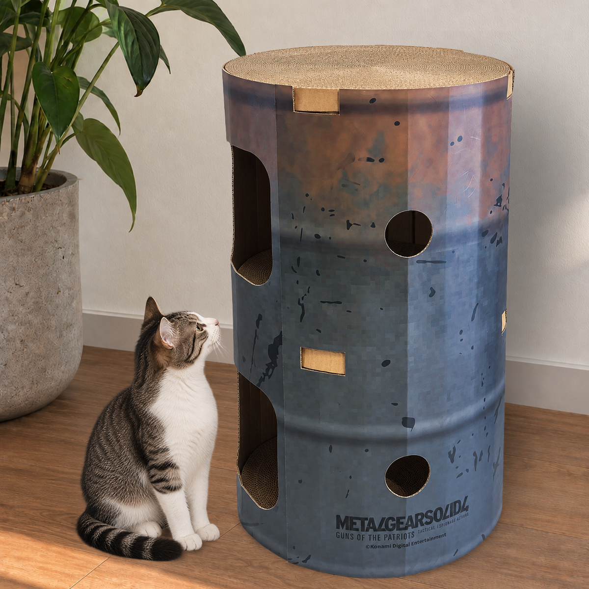 Metal Gear Solid 4: Guns of the Patriots Cat Scratch Drum Can – OKS GEAR