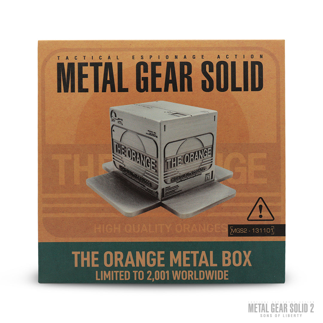 Mgs Merch Box Metal Gear Solid 2 Replica Cardboard Box – OKS GEAR