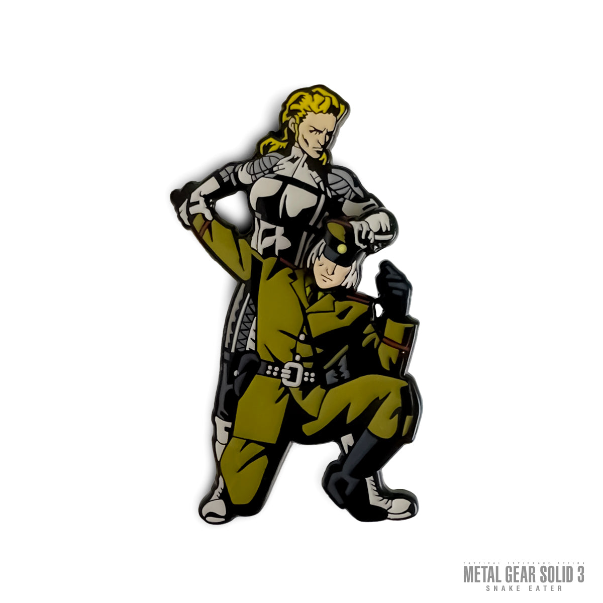metal gear 3 snake Metal Gear Solid 3 Snake Unmasked Mechanical Pin – OKS GEAR