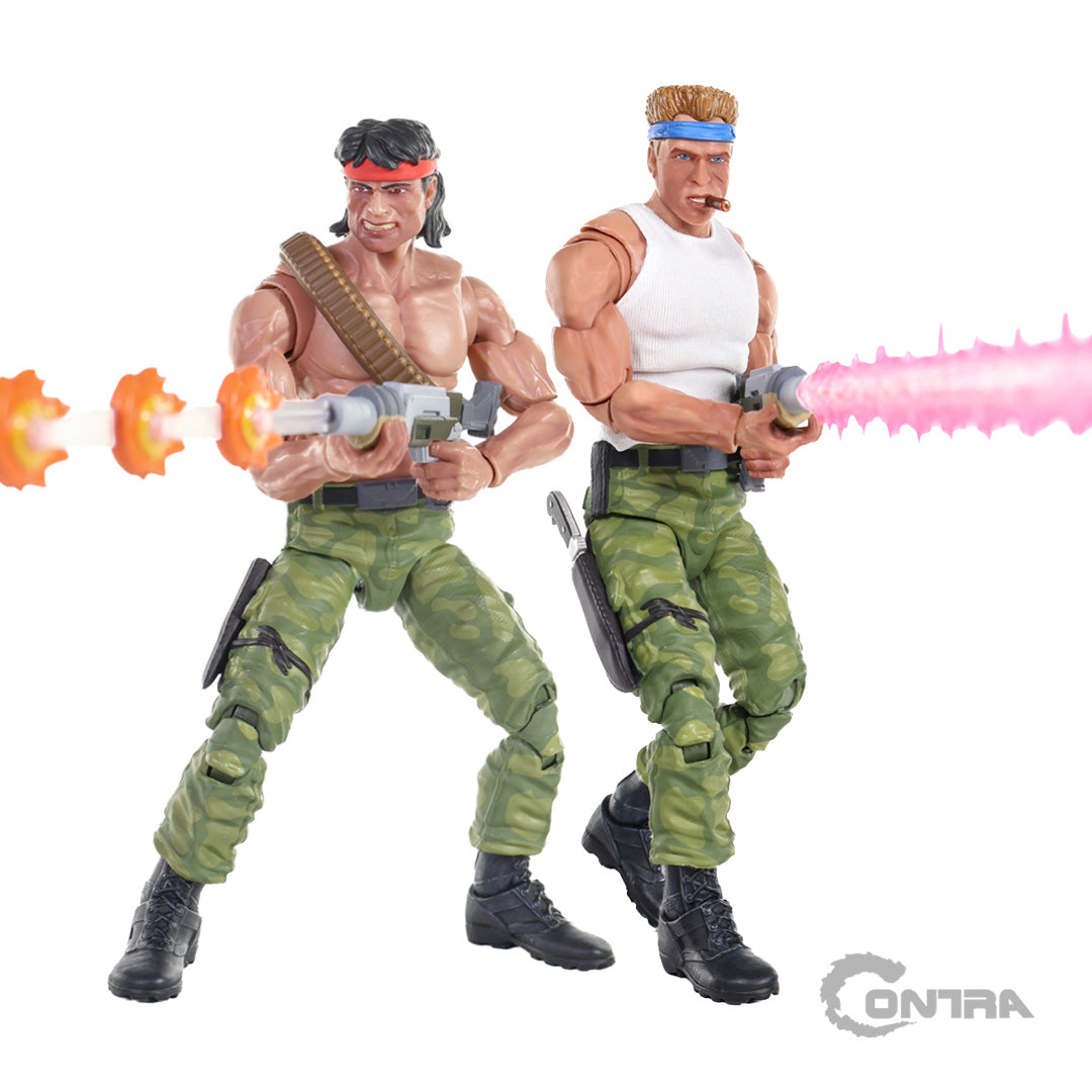 Contra (ARCADE): Bill and Lance Action Figures (Limited Edition
