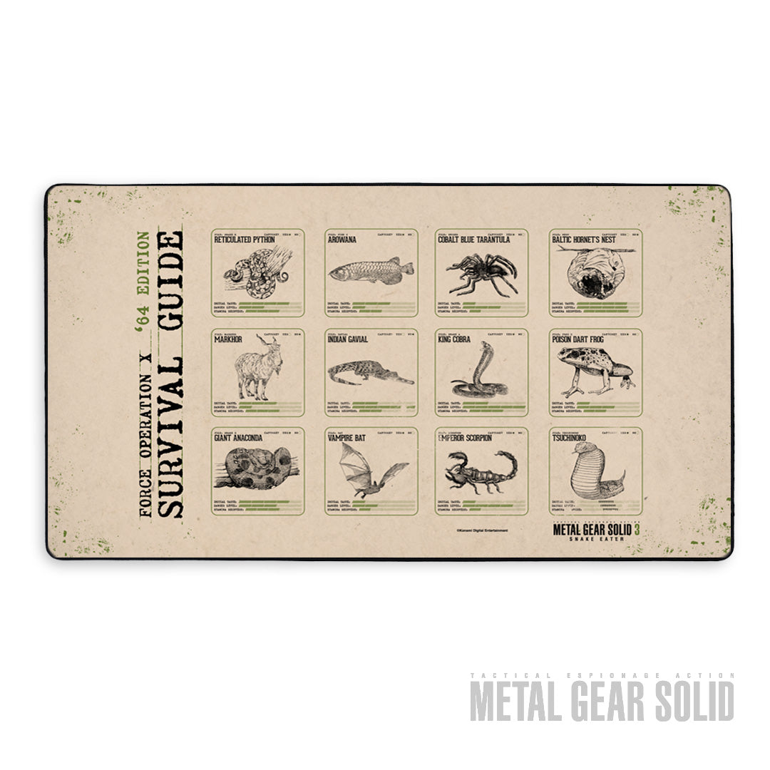 METAL GEAR SOLID 3 | Survival Guide Gaming Mouse Pad – OKS GEAR