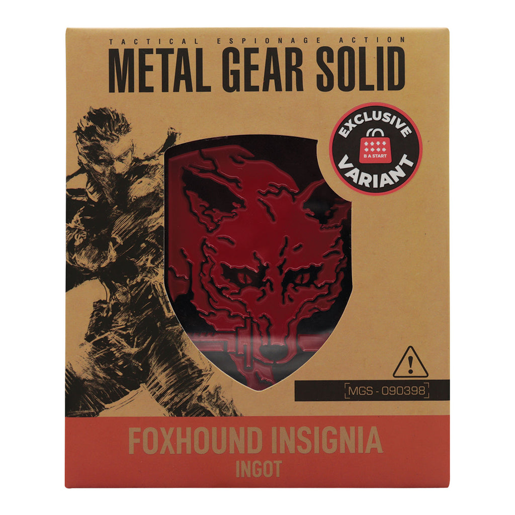 Lingot métal Metal Gear Solid 2 Raiden 24k Gold Plated Édition Limitée Lingot métal Metal Gear Solid 2 Raiden 24k Gold Plated Édition Limitée