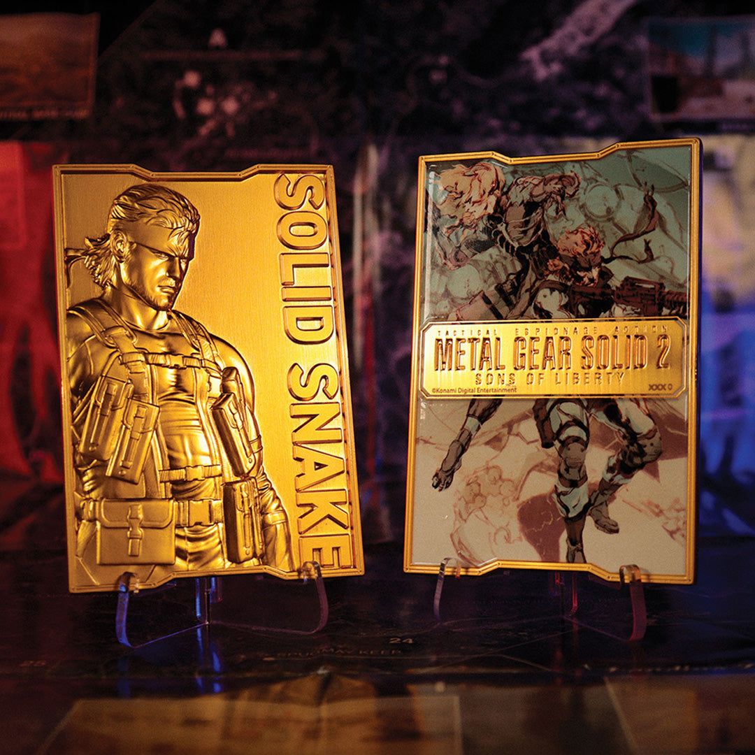Metal Gear Solid 2: 24k Gold Plated Snake Ingot – OKS GEAR