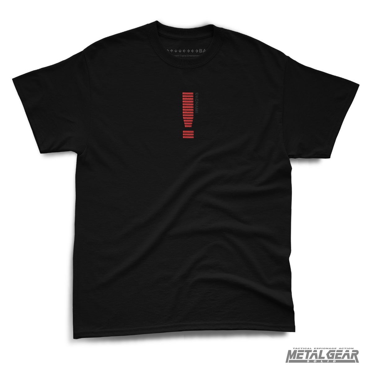metal gear solid 2 t shirt Metal Gear Alert Embroidered T-Shirt – OKS GEAR