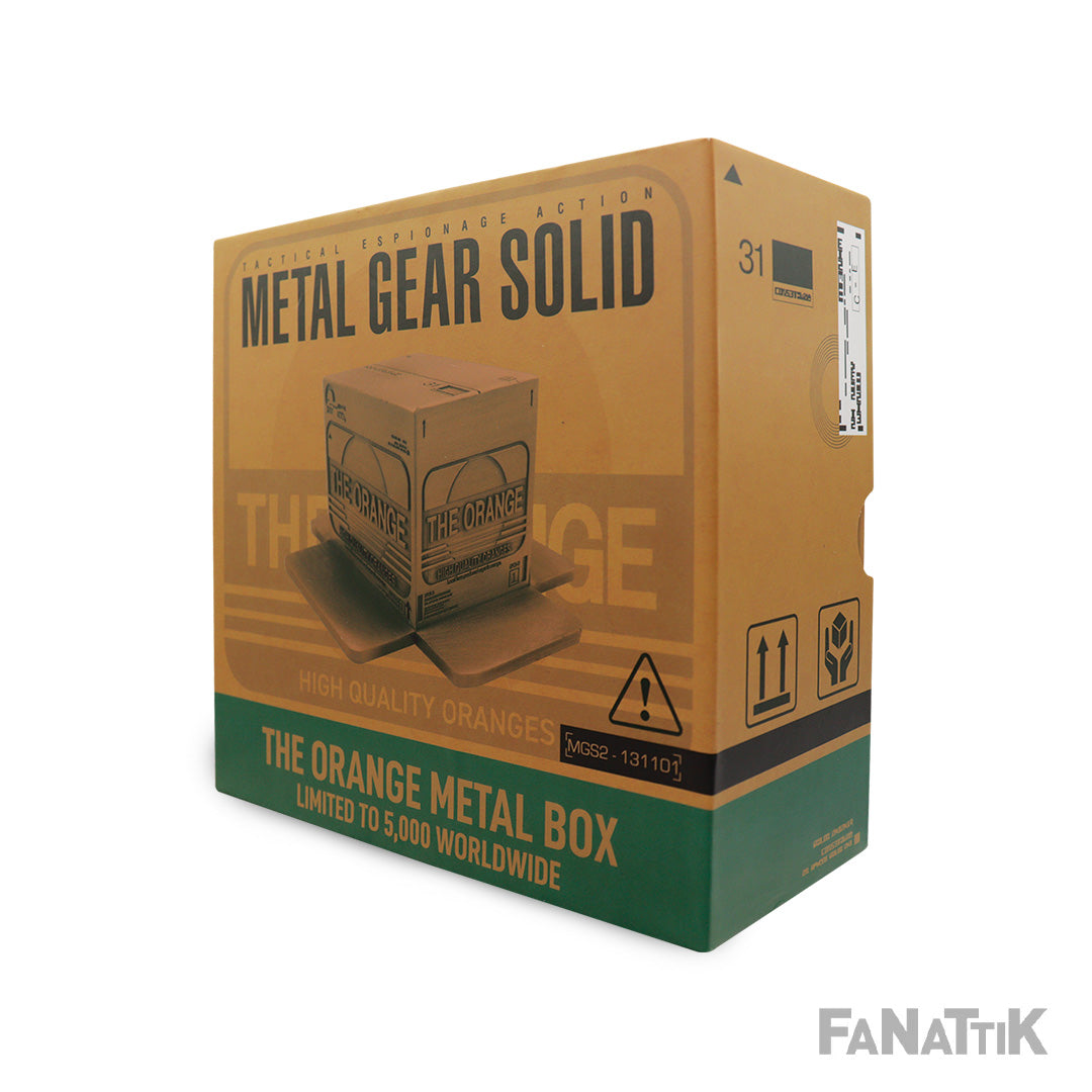 Metal Gear Solid 2: Replica Antique Gold Plated Cardboard Box