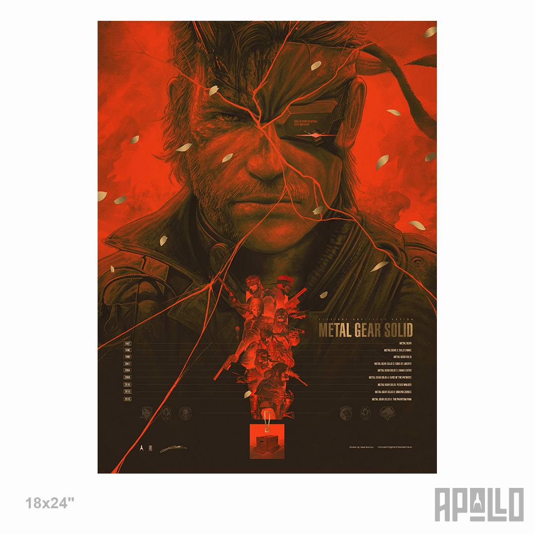 METAL GEAR SOLID Legacy Poster Color Variant [EXCLUSIVE OKS GEAR EDITI METAL GEAR SOLID Legacy Poster Color Variant [EXCLUSIVE OKS GEAR EDITI
