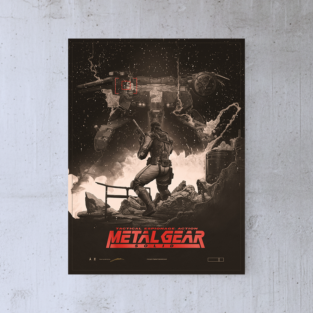 METAL GEAR SOLID Poster [EXCLUSIVE OKS GEAR EDITION]