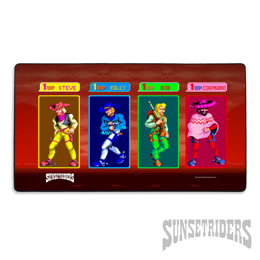 SUNSET_RIDERS_Gaming_Mouse_Pad