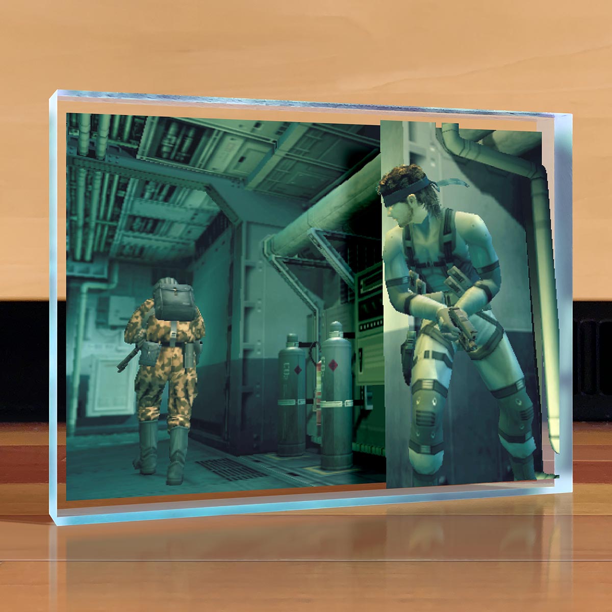 metal gear solid wall art Metal Gear Solid Snake Desktop Art – OKS GEAR